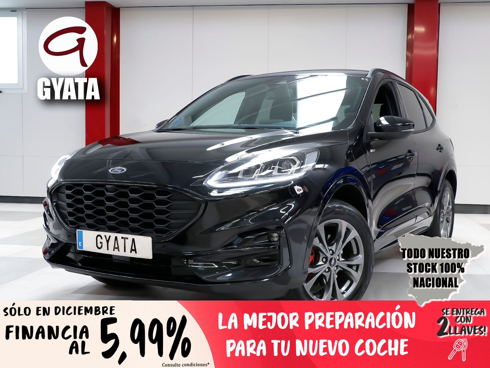 FORD Kuga (2.5 Duratec PHEV ST-Line Auto 165 kW (225 CV)) en Madrid
