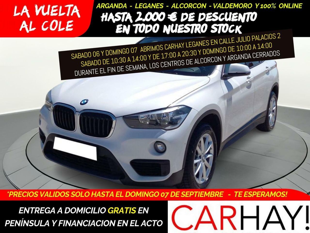 BMW X1 (1.5I SDRIVE18 OPF (EU6D-TEMP)) en Madrid
