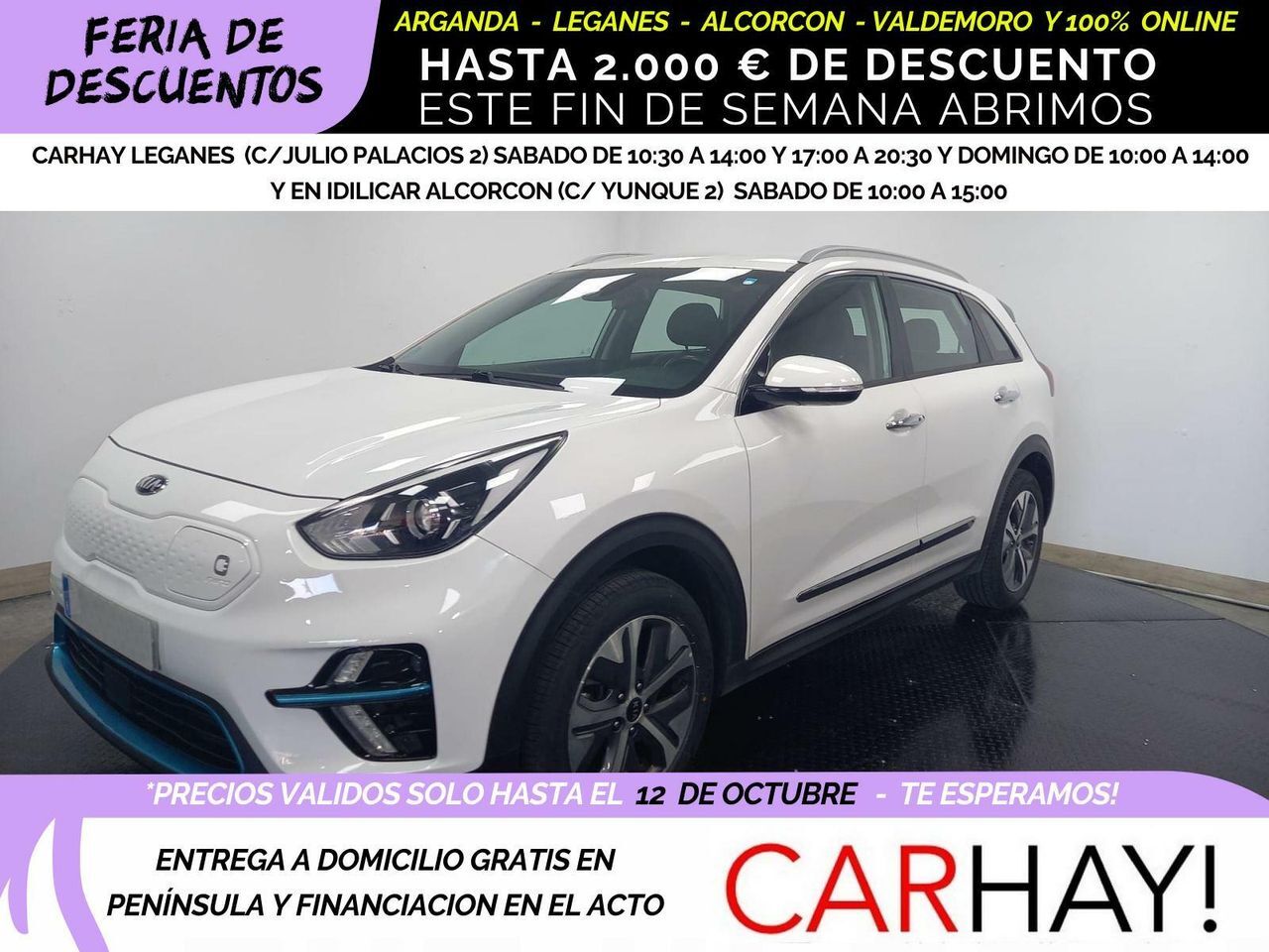 KIA Niro (DRIVE 150KW 204CV - 460KM AUTONOMIA) en Madrid