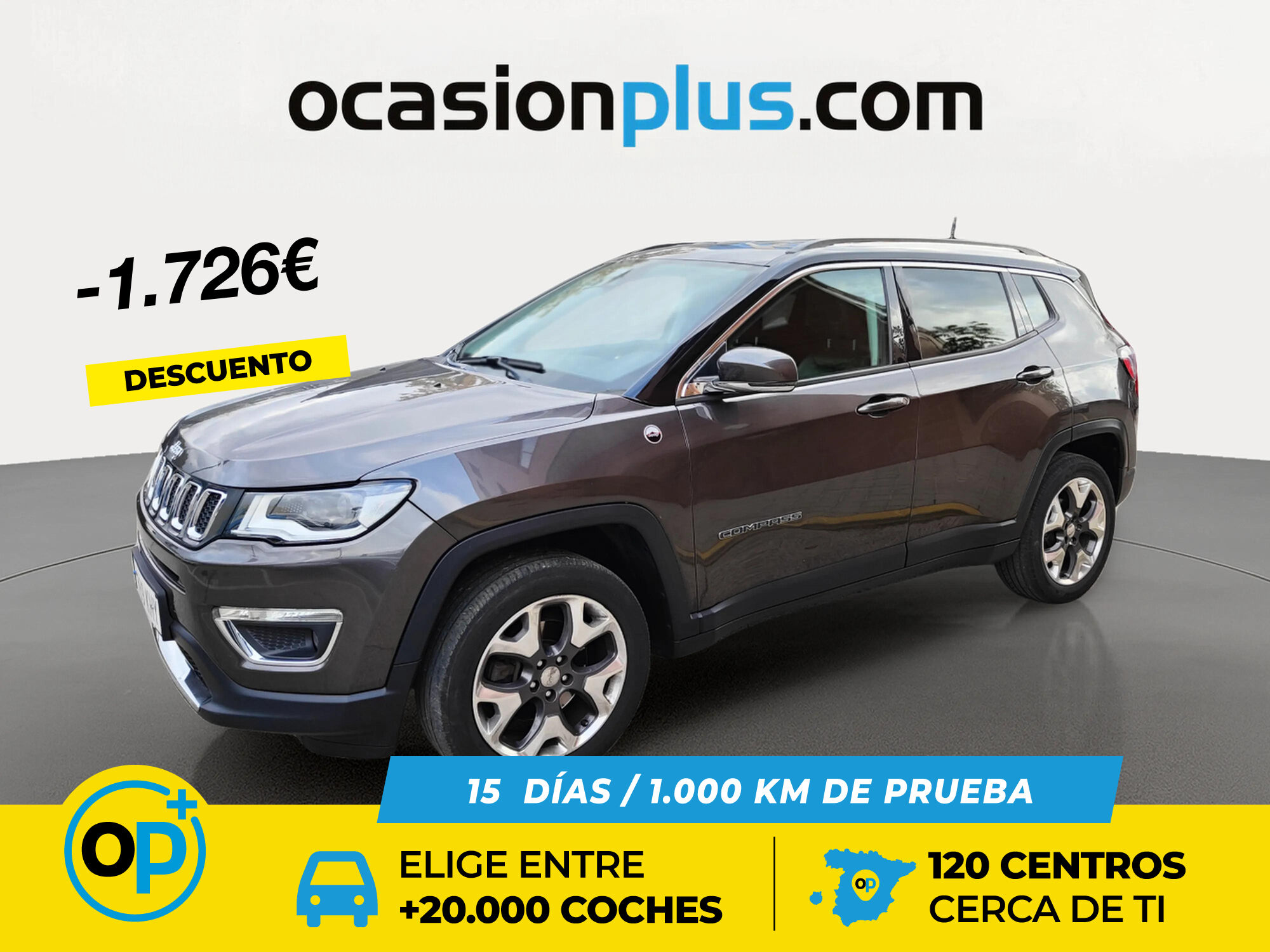 JEEP Compass (1.4 Multiair Limited 4x4 AD Auto 125 kW (170 CV)) en Madrid