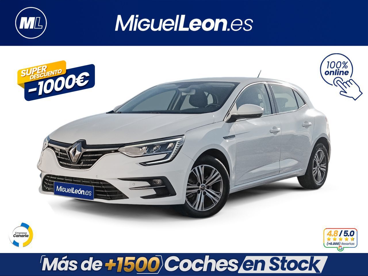 RENAULT Mégane (Zen TCe 103 kW (140CV) GPF) en Palmas, Las