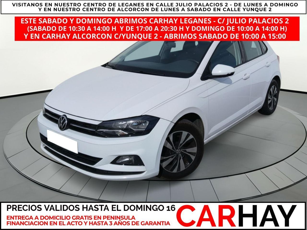VOLKSWAGEN Polo (ADVANCE 1.0 TSI 70KW (95CV)) en Madrid