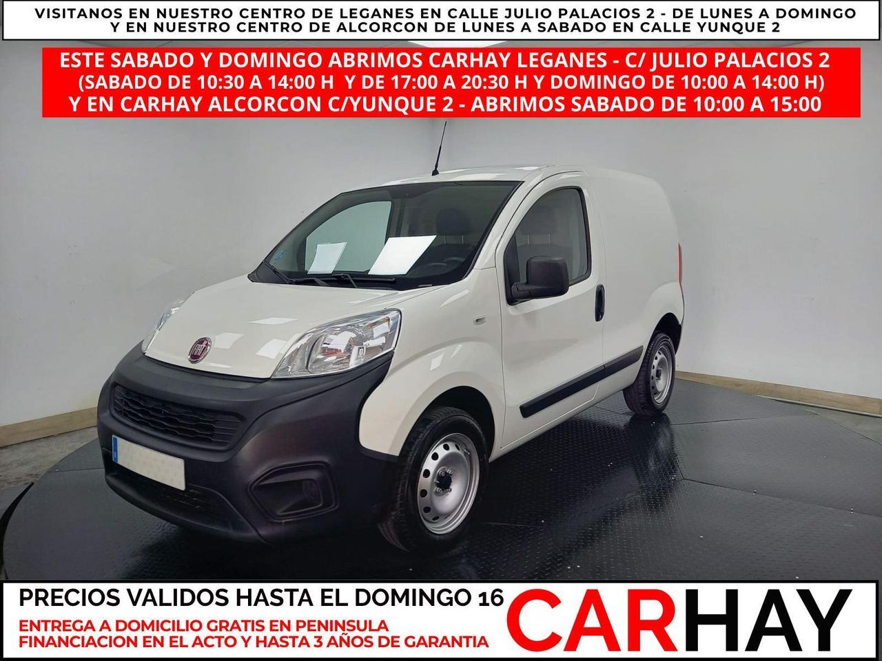 FIAT Fiorino (CARGO KASTEN 1.4 NATURAL POWER GNC) en Madrid
