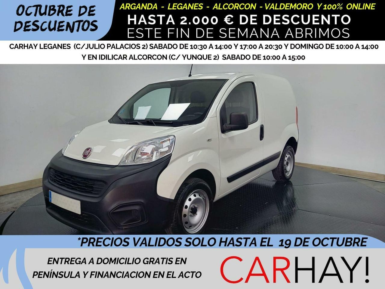 FIAT Fiorino (CARGO KASTEN 1.4 NATURAL POWER GNC) en Madrid