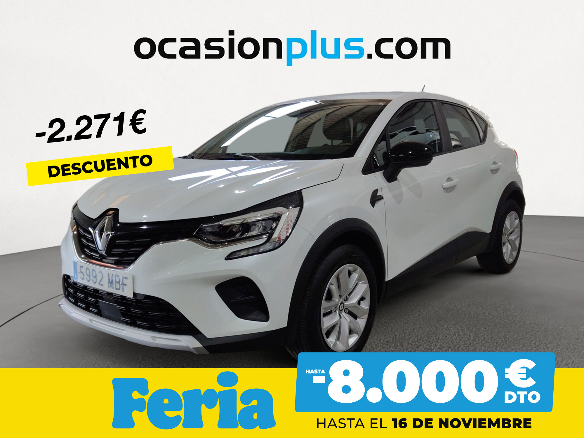 RENAULT Captur (Intens TCe GLP 74 kW (100 CV)) en Madrid