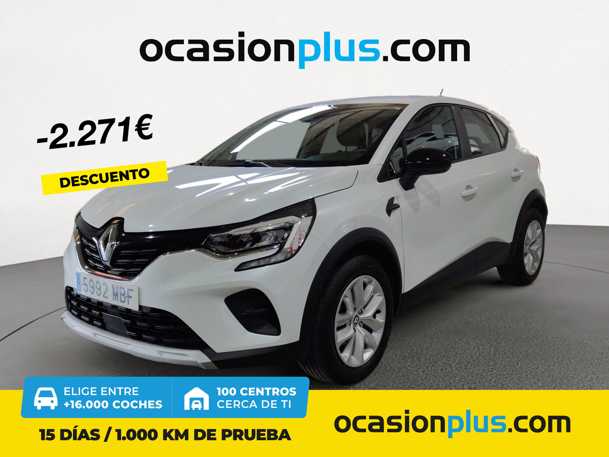 RENAULT Captur (Intens TCe GLP 74 kW (100 CV)) en Madrid