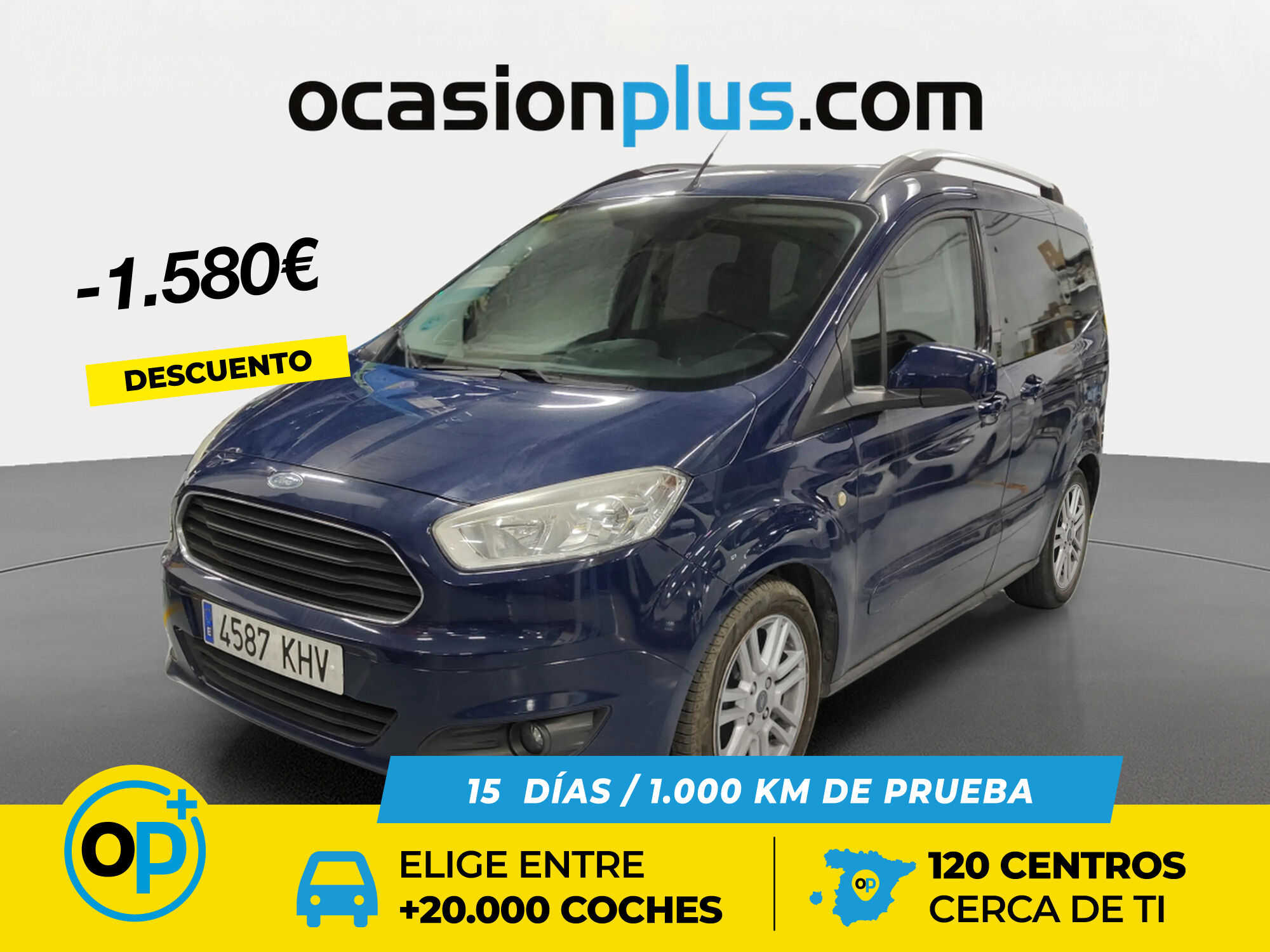 FORD Tourneo Courier (1.0 EcoBoost Titanium 74 kW (100 CV)) en Madrid