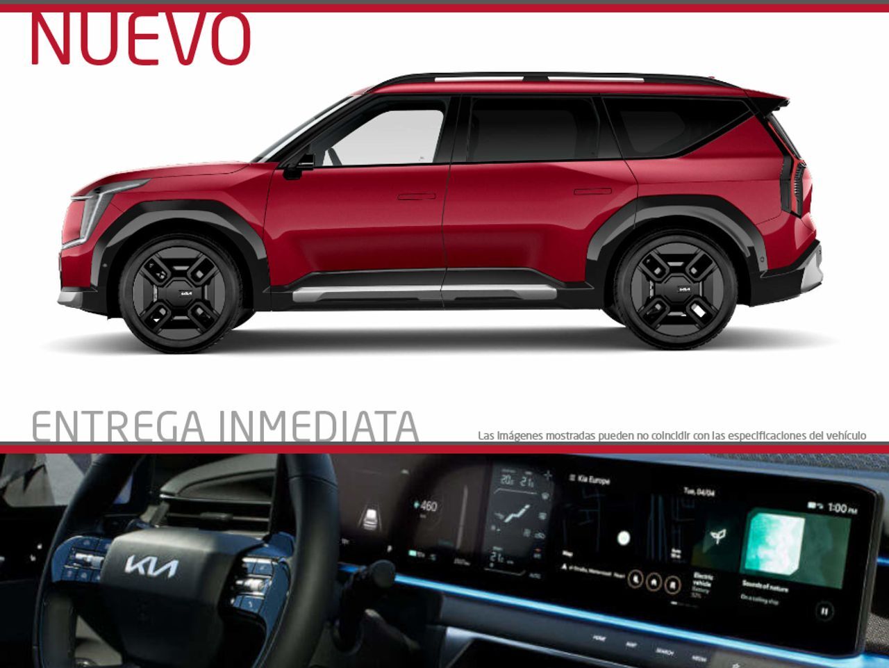 KIA EV9 (GT-Line 99,8kWh 283kW AWD 7pl) en Barcelona