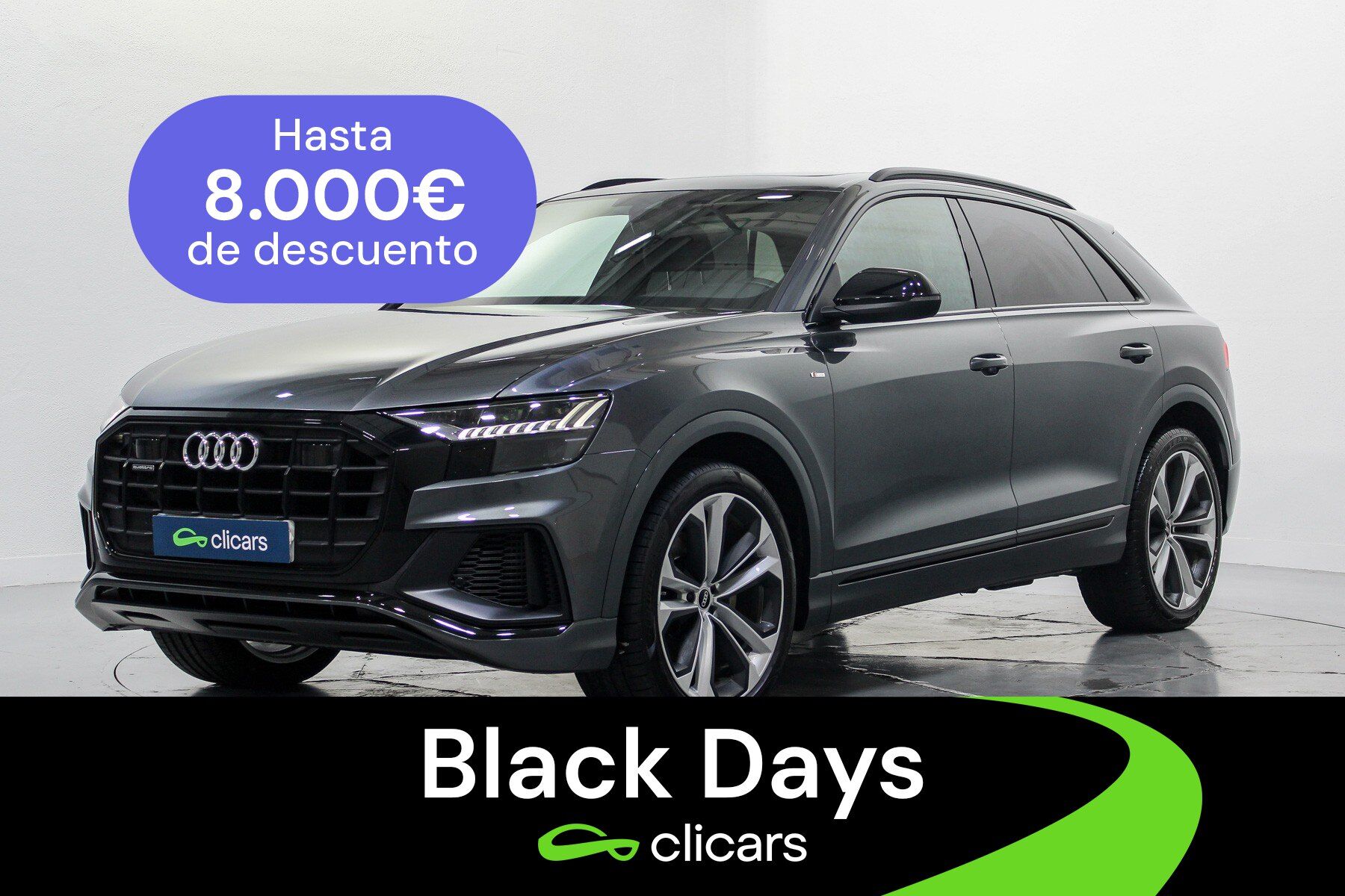 AUDI Q8 (Q8 55 TFSI Black line quattro tiptronic) en Madrid