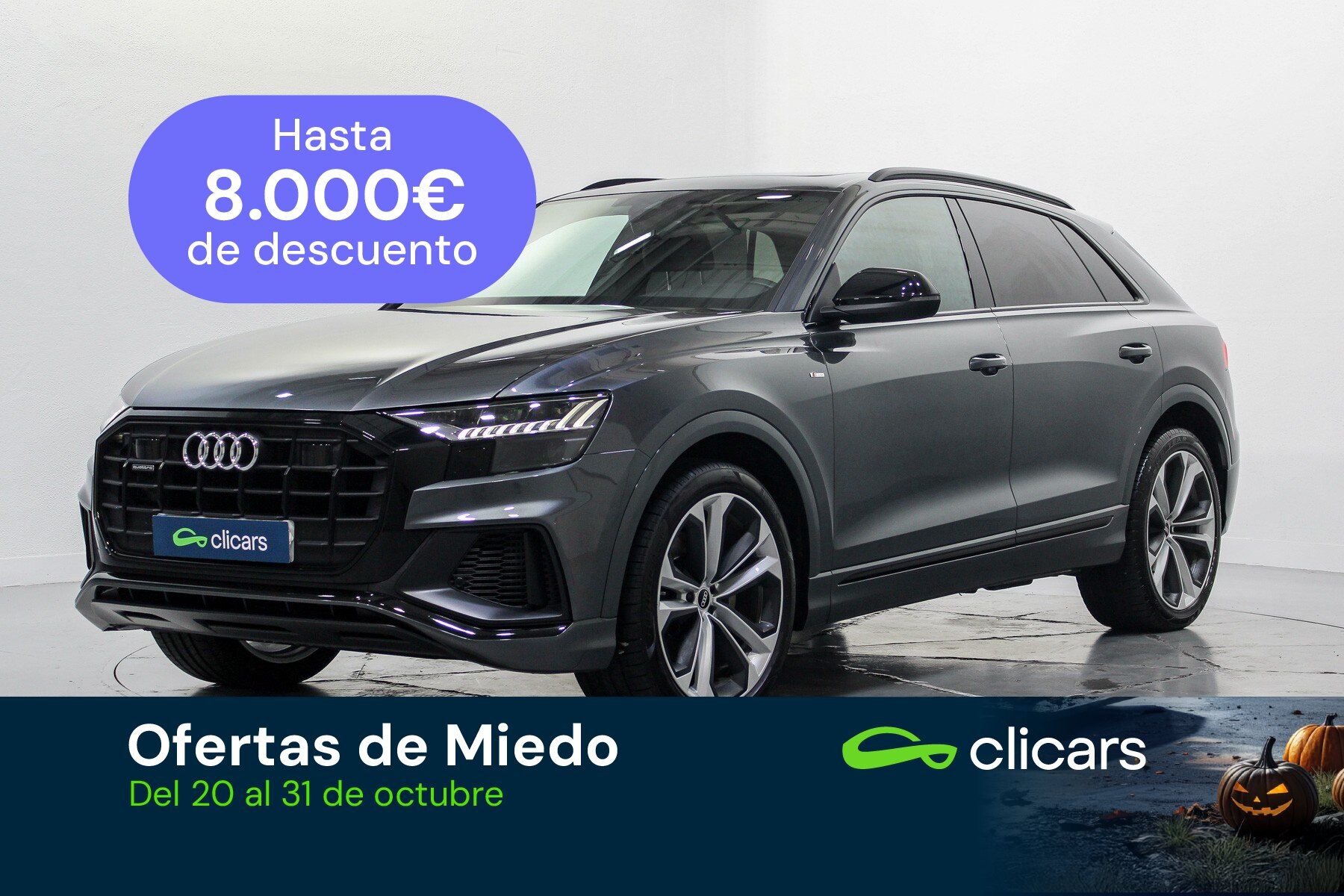 AUDI Q8 (Q8 55 TFSI Black line quattro tiptronic) en Madrid