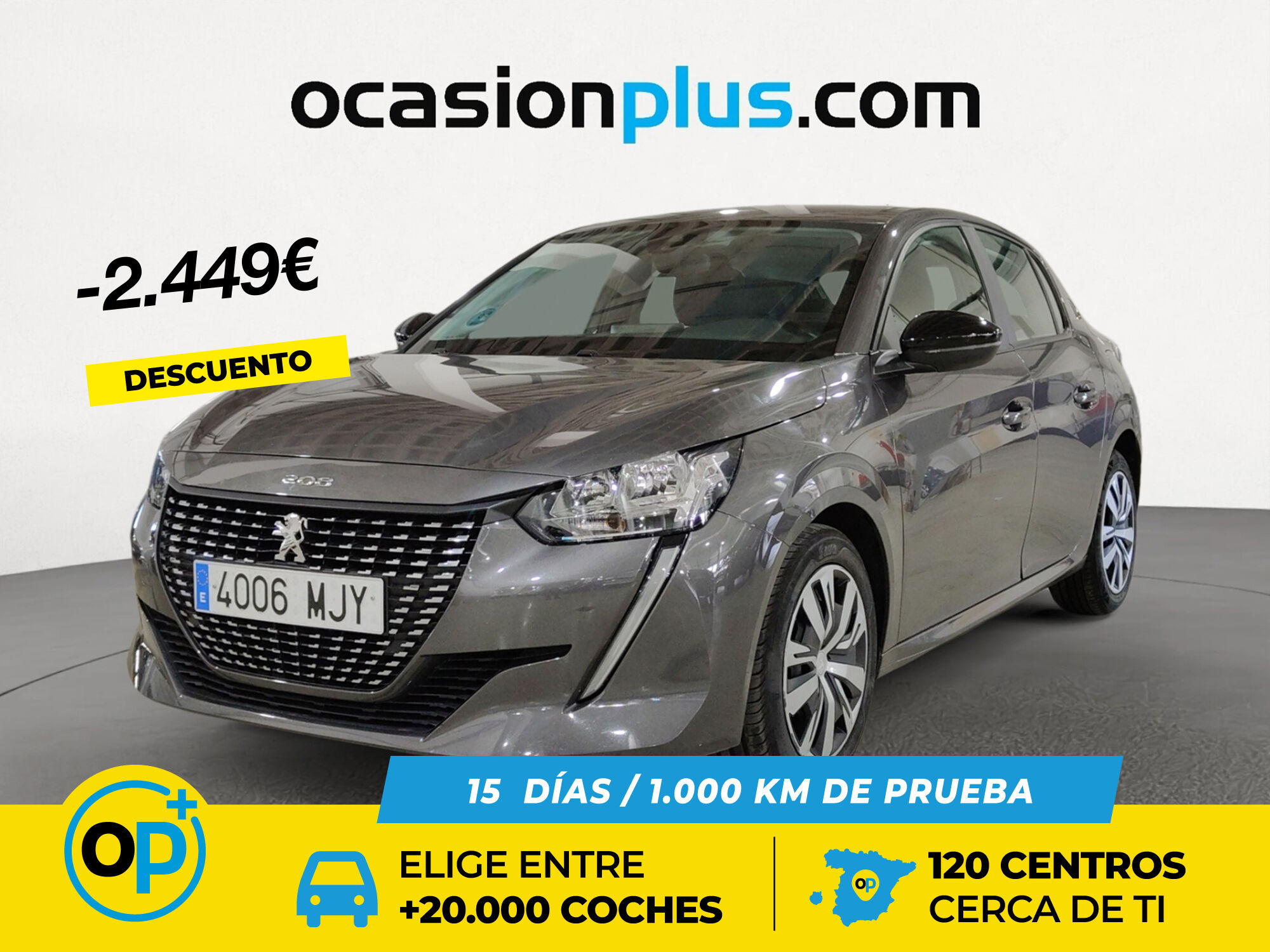 PEUGEOT 208 (PureTech 100 Active Pack 75 kW (100 CV)) en Madrid