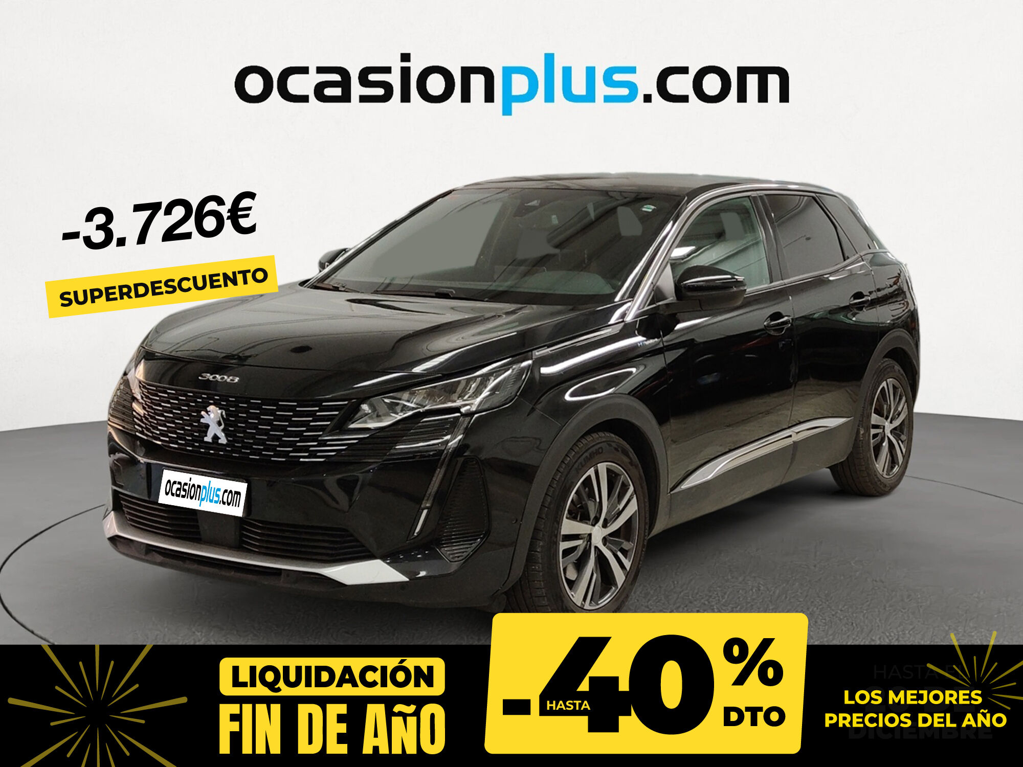 PEUGEOT 3008 (Hybrid 300 Allure Pack e-EAT8 221 kW (300 CV)) en Madrid
