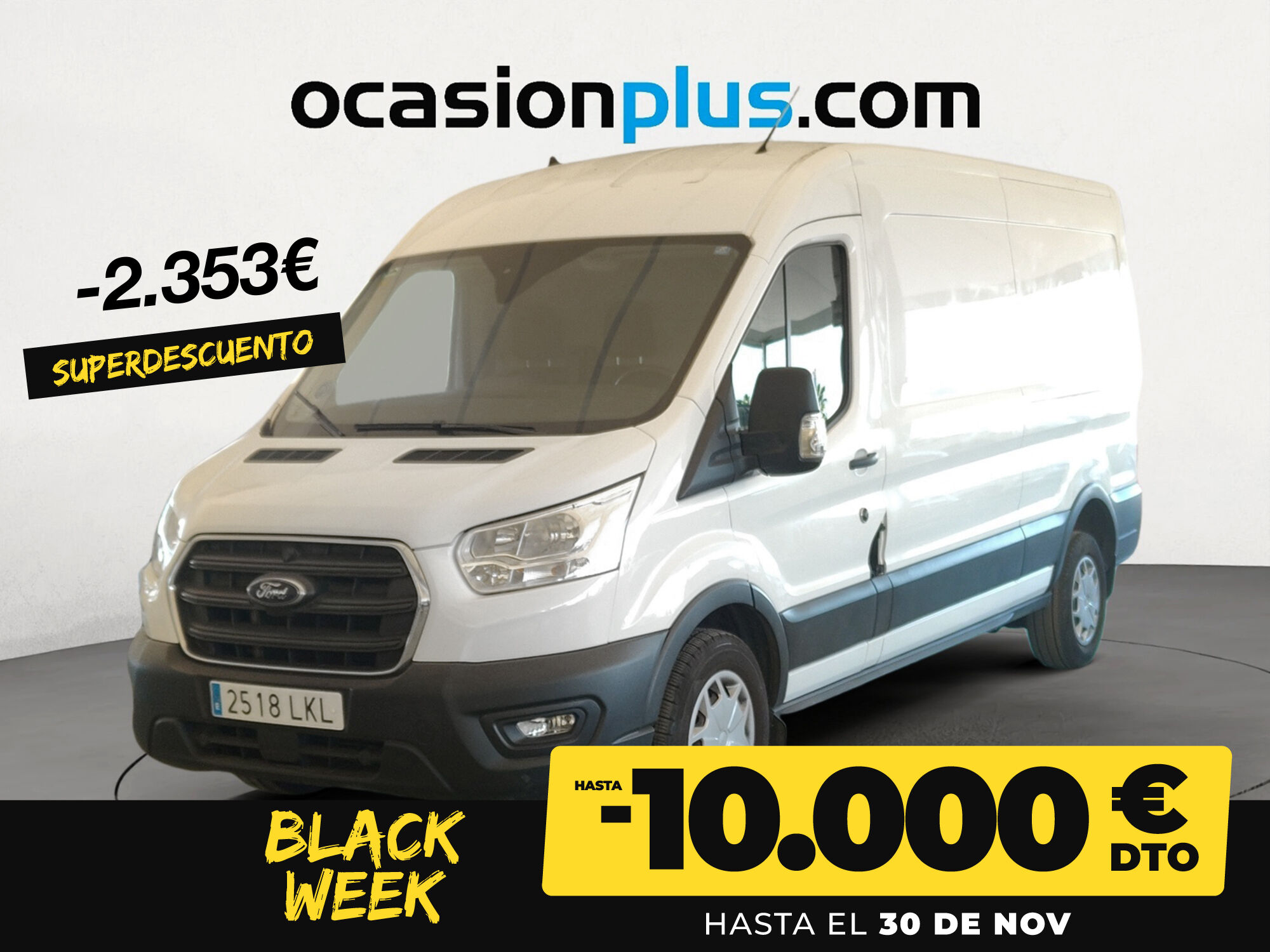 FORD Transit (Furgon 350 MHEV L3H2 Trend FWD 96 kW (130 CV)) en Madrid