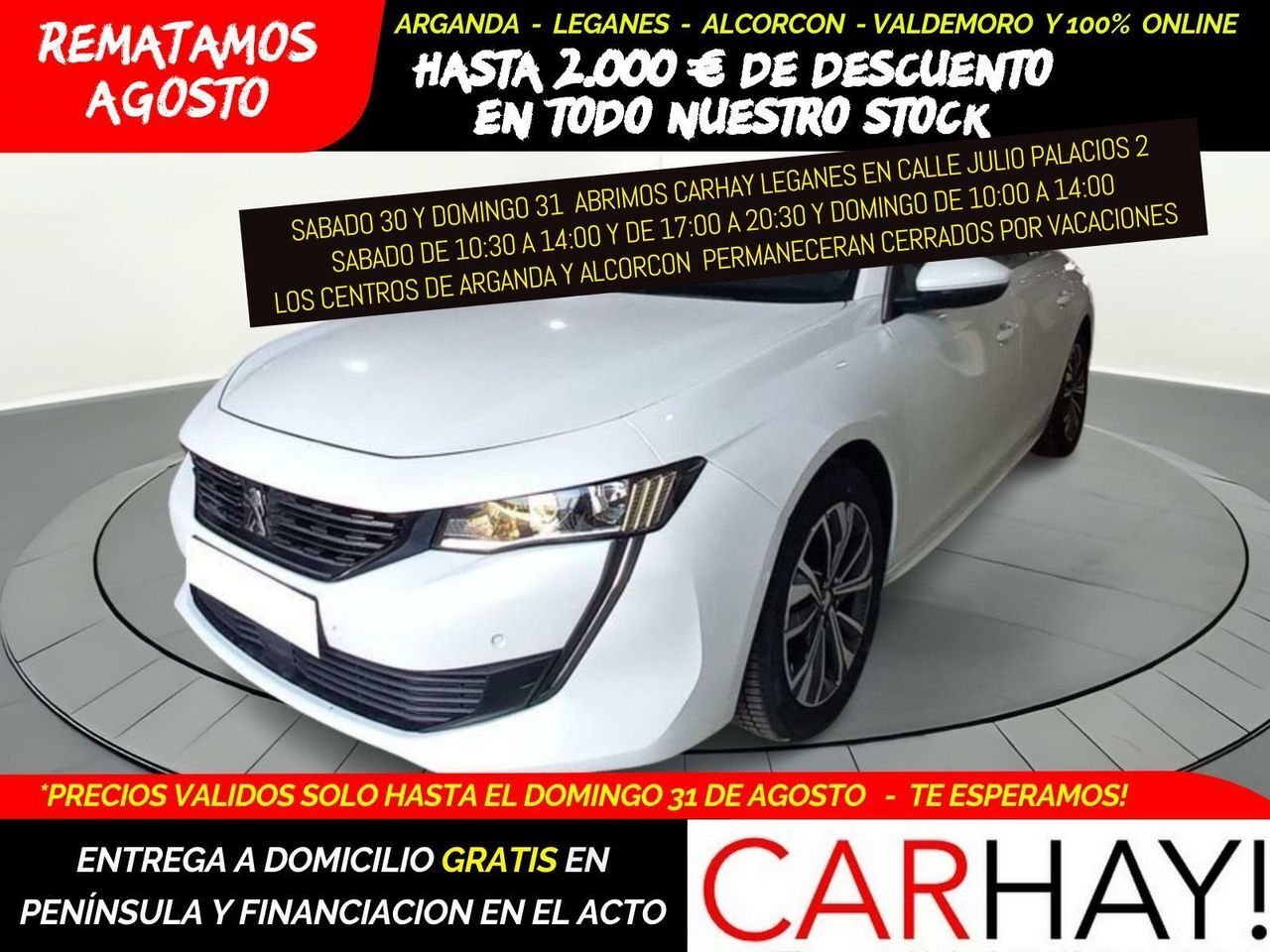 PEUGEOT 508 (ALLURE 2.0 HDI 165CV AT8 E6DT) en Madrid