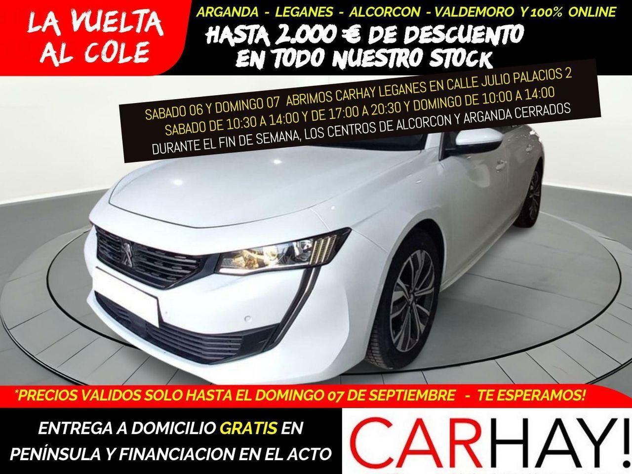PEUGEOT 508 (ALLURE 2.0 HDI 165CV AT8 E6DT) en Madrid
