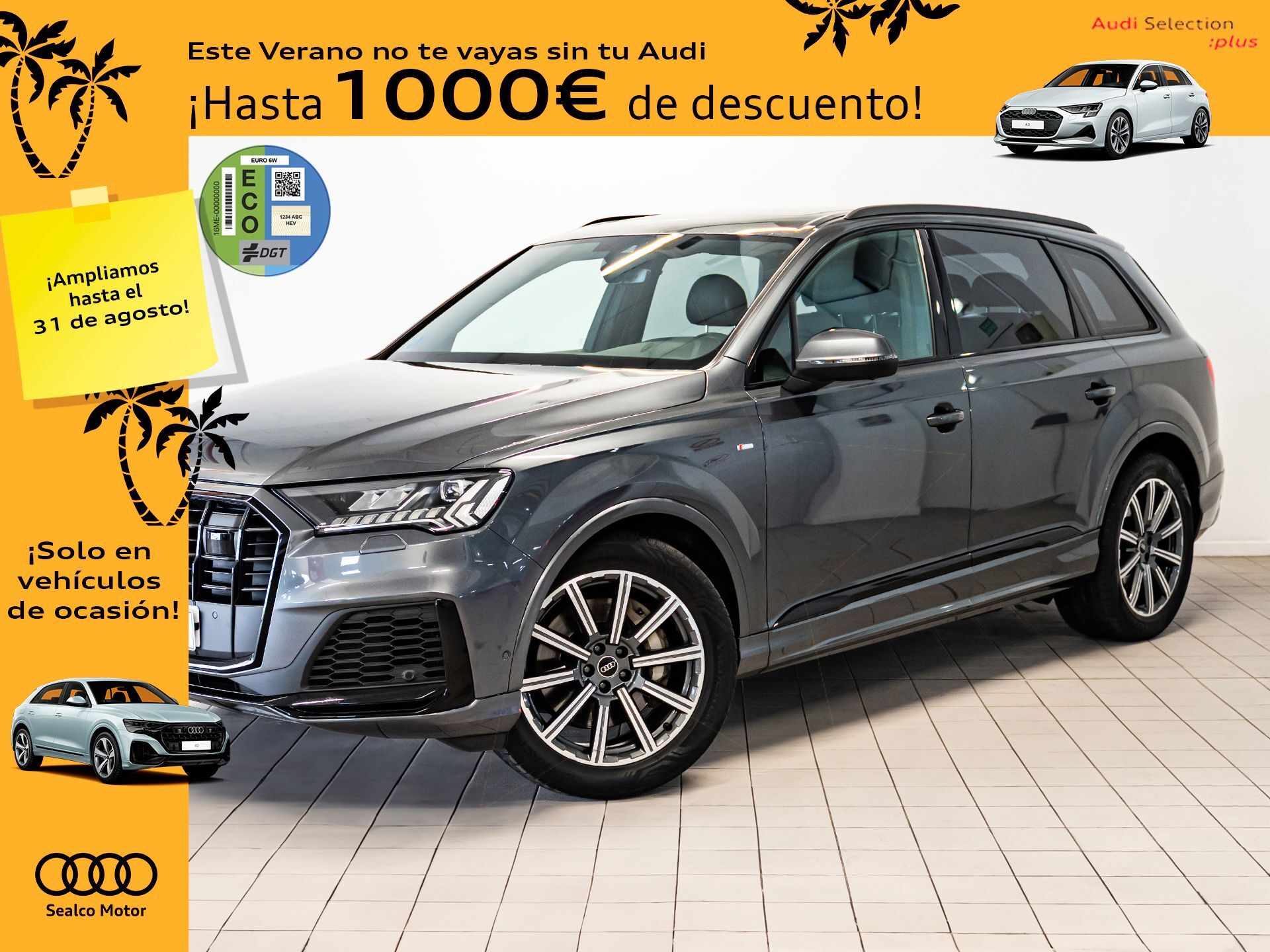 AUDI Q7 (50 TDI Black line edition quattro) en Madrid