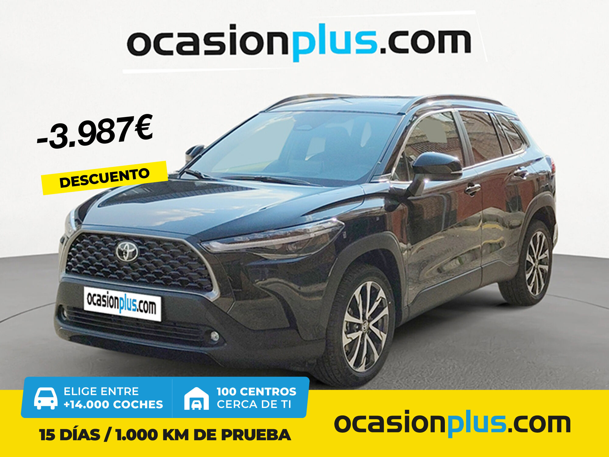 TOYOTA Corolla Cross (1.8 Híbrido Style Auto 103 kW (140 CV)) en Madrid