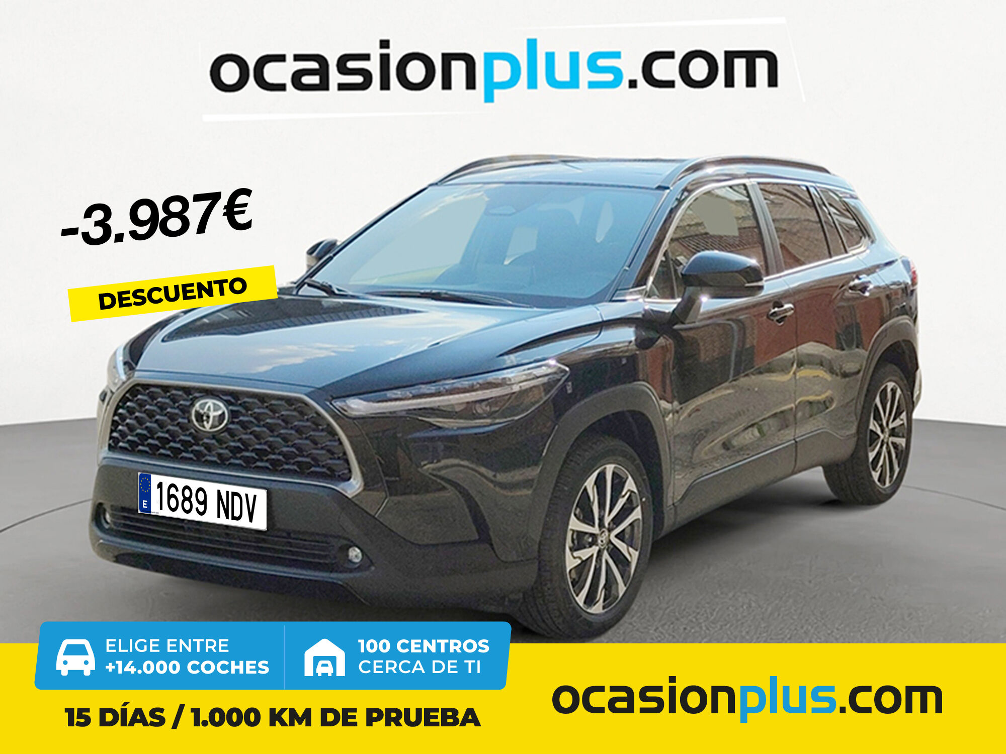 TOYOTA Corolla Cross (1.8 Híbrido Style Auto 103 kW (140 CV)) en Madrid