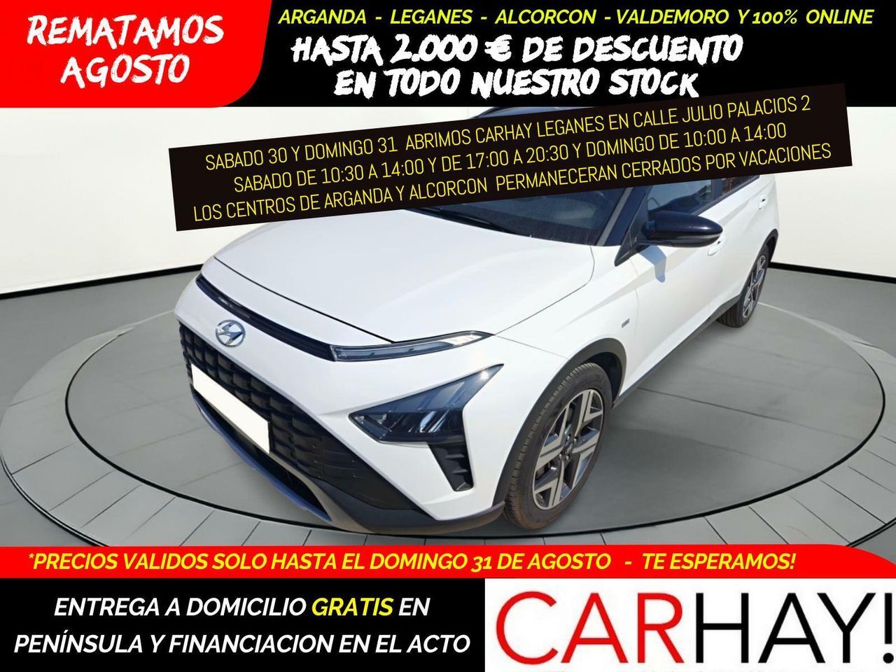 HYUNDAI Bayon (1.0T-GDI 48V INTRO 100CV) en Madrid