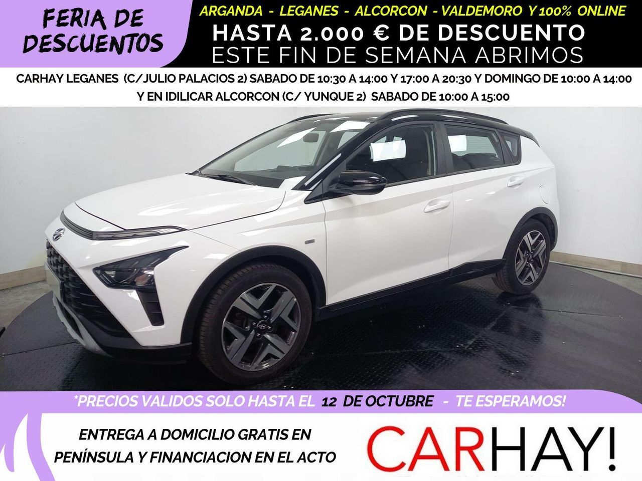 HYUNDAI Bayon (1.0T-GDI 48V INTRO 100CV) en Madrid