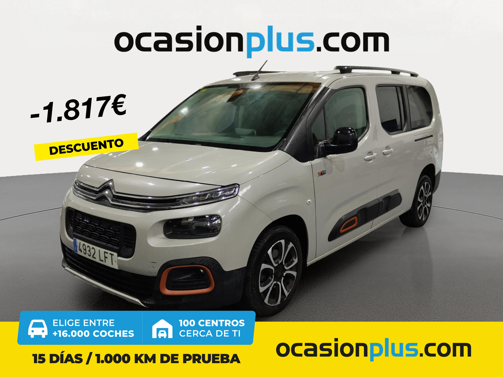 CITROEN Berlingo (BlueHDi 130 S&S Talla XL Shine EAT8 96 kW (130 CV)) en Ma