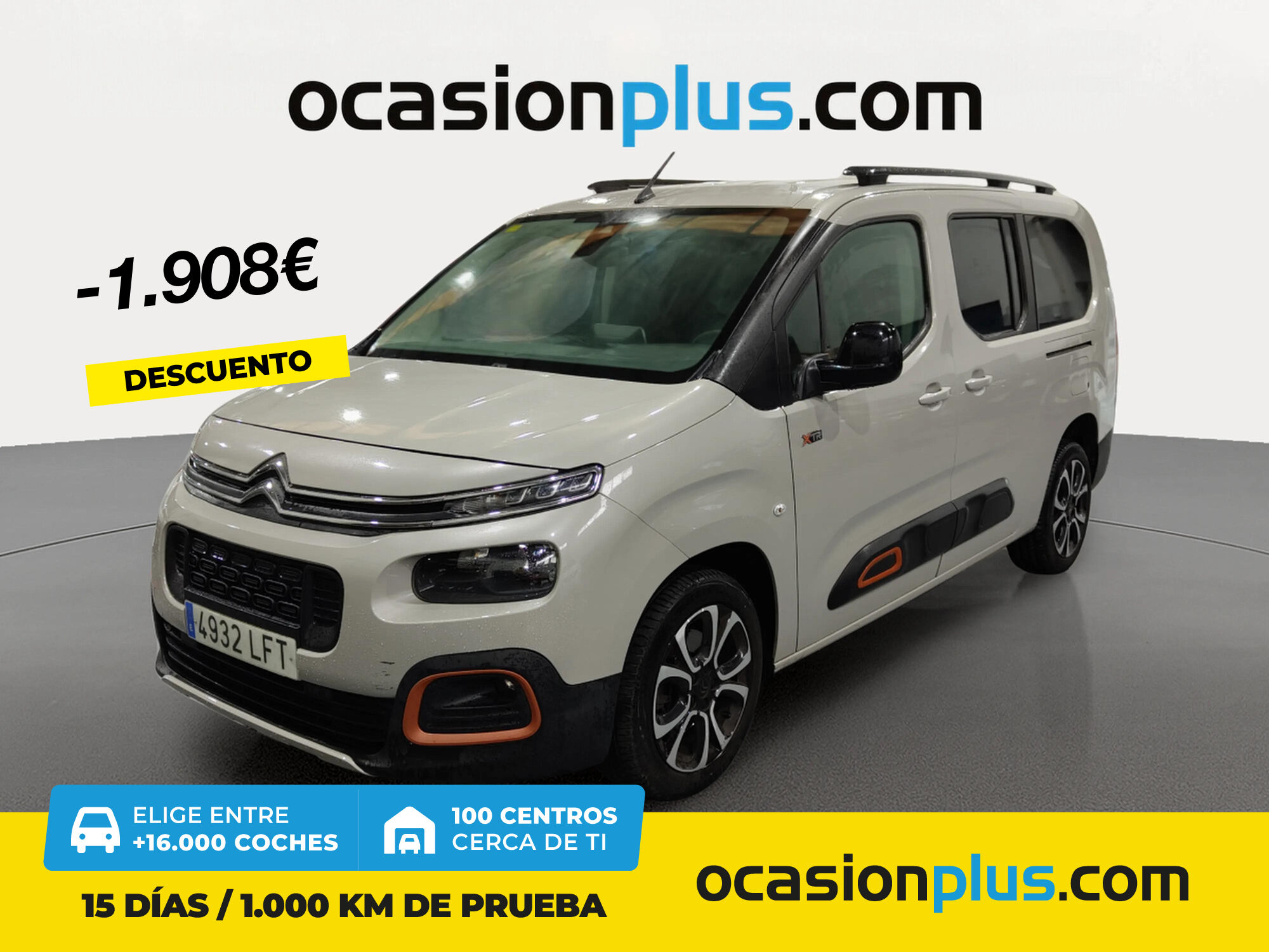 CITROEN Berlingo (BlueHDi 130 S&S Talla XL Shine EAT8 96 kW (130 CV)) en Ma