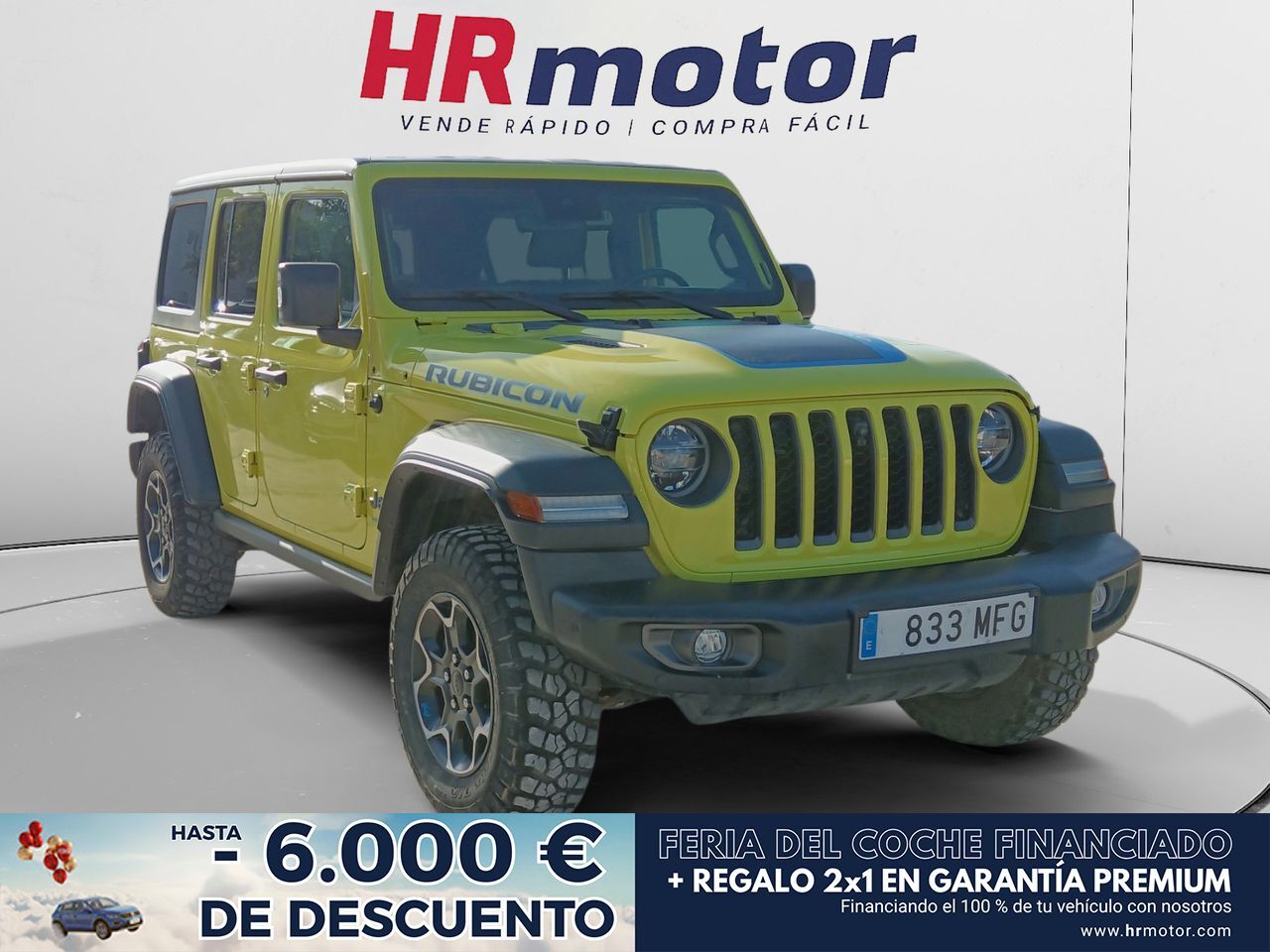 JEEP Wrangler (2.0 PHEV Rubicon 4Xe) en Madrid