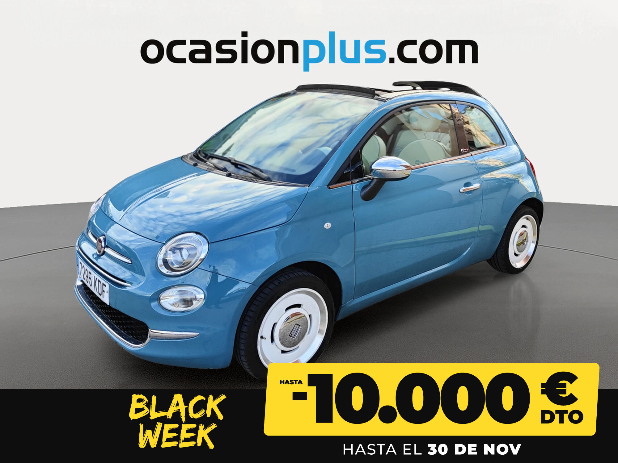 FIAT 500 (1.2 8v Cabrio Aniversario 51 kW (69 CV)) en Madrid