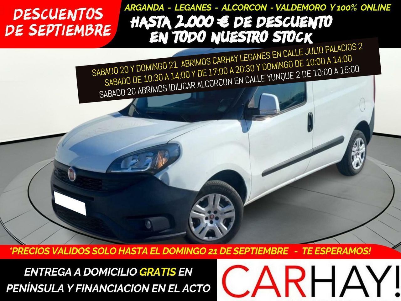 FIAT Dobló (CARGO SX 1.3 MULTIJET 70KW (95CV)) en Madrid