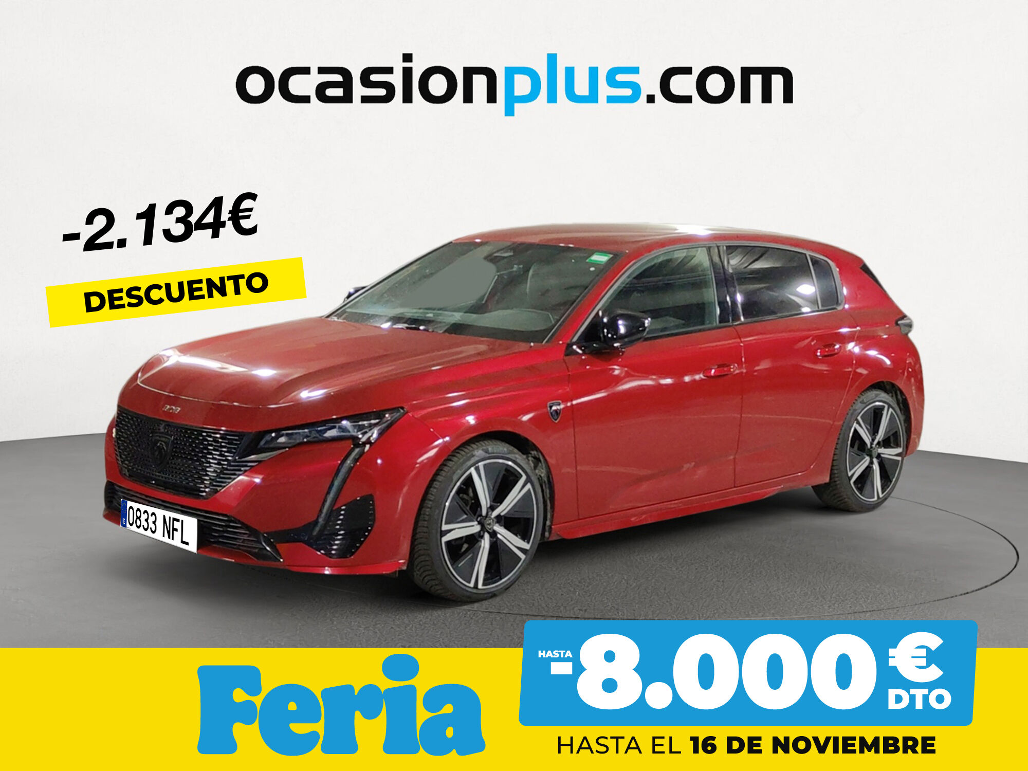 PEUGEOT 308 (PureTech 130 S&S GT EAT8 96 kW (130 CV)) en Madrid