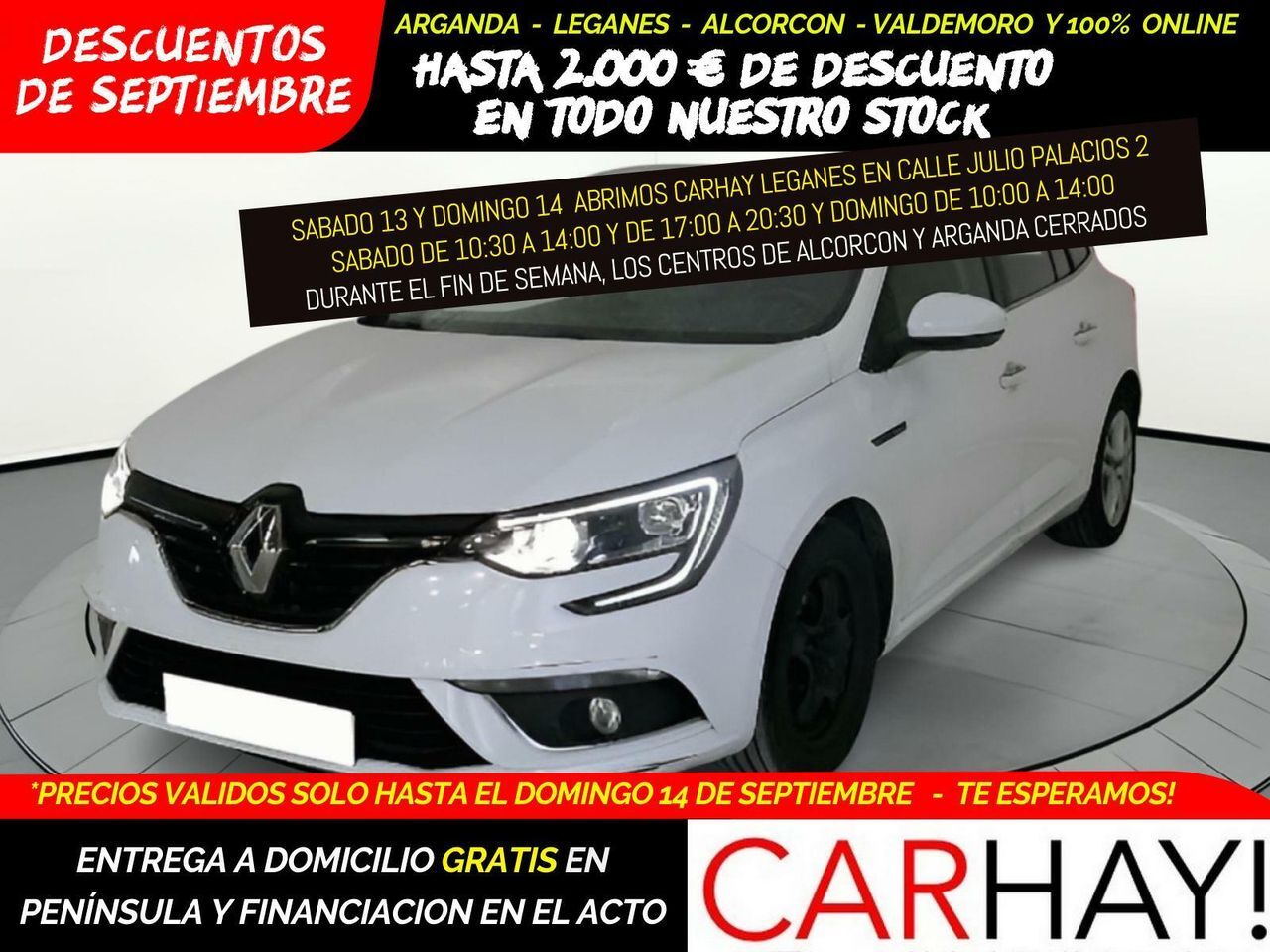 RENAULT Mégane (S.T. BUSINESS BLUE DCI 85KW (115CV)) en Madrid