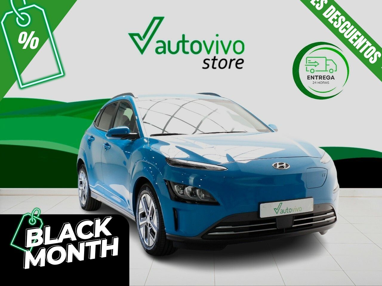 HYUNDAI Kona (BEV STYLE SKY 150KW 204 CV 5P) en Barcelona