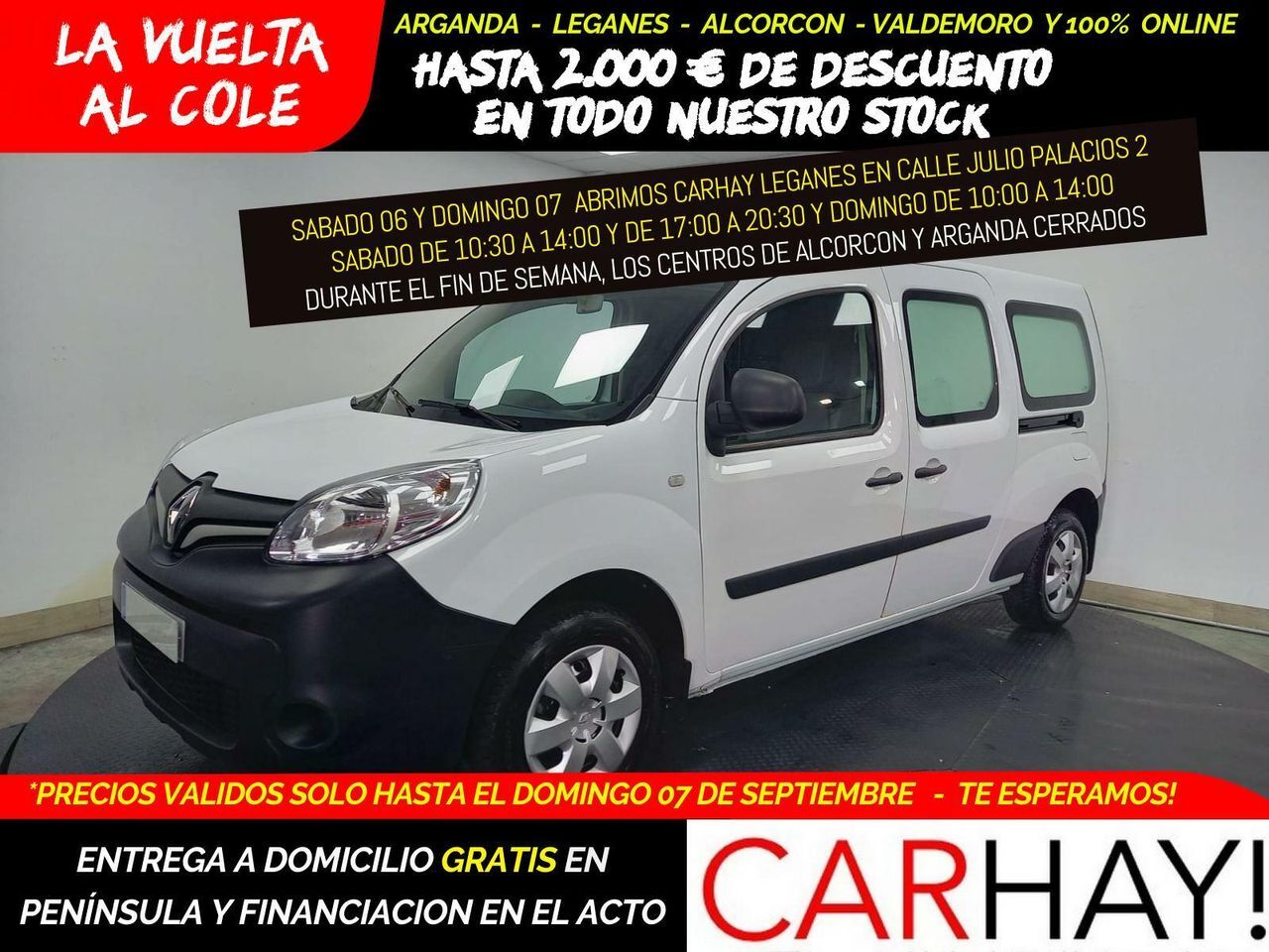 RENAULT Kangoo (EXPRESS MAXI 1.5 Blue 95CV Grand Confort) en Madrid