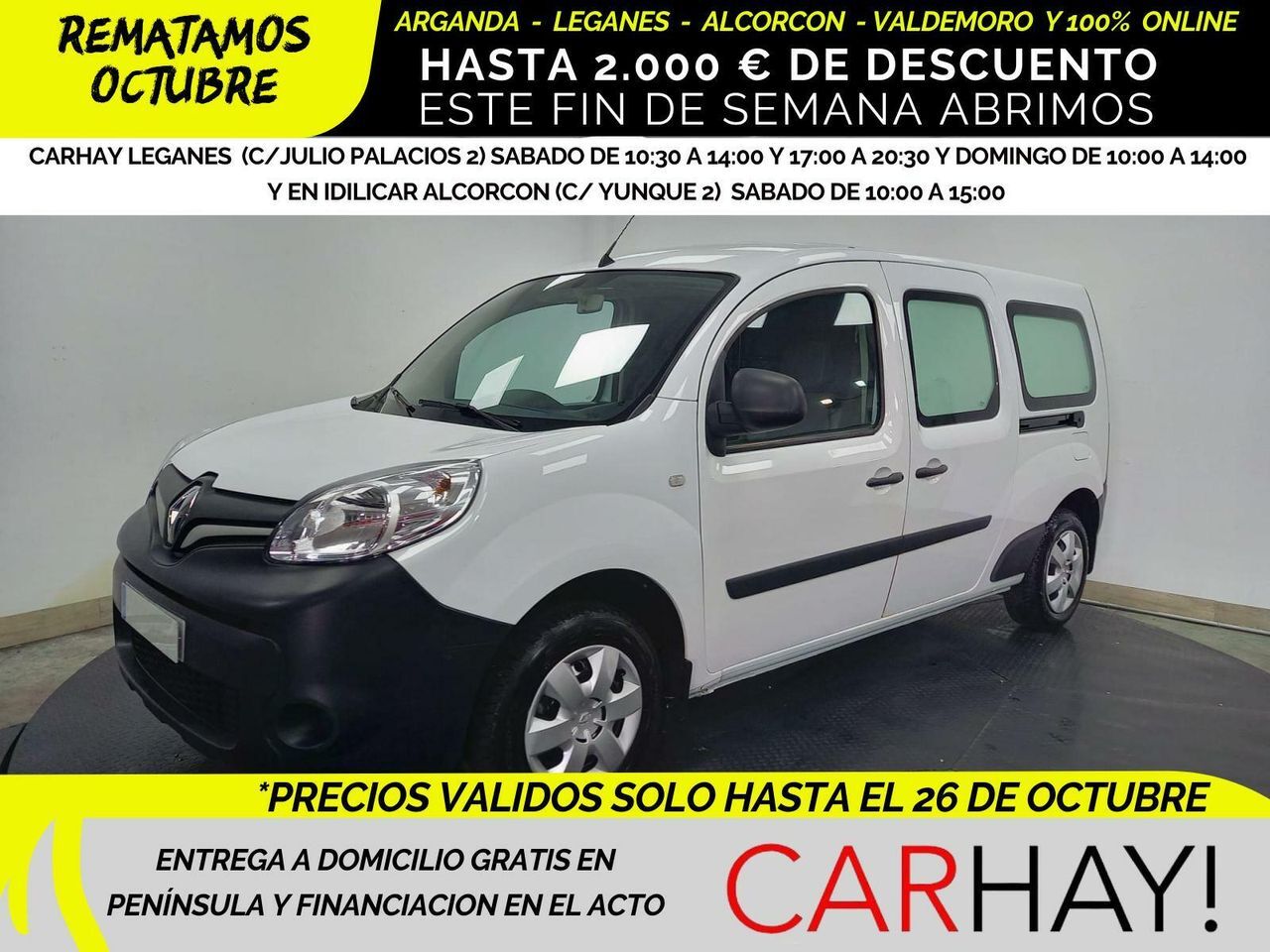 RENAULT Kangoo (EXPRESS MAXI 1.5 Blue 95CV Grand Confort) en Madrid