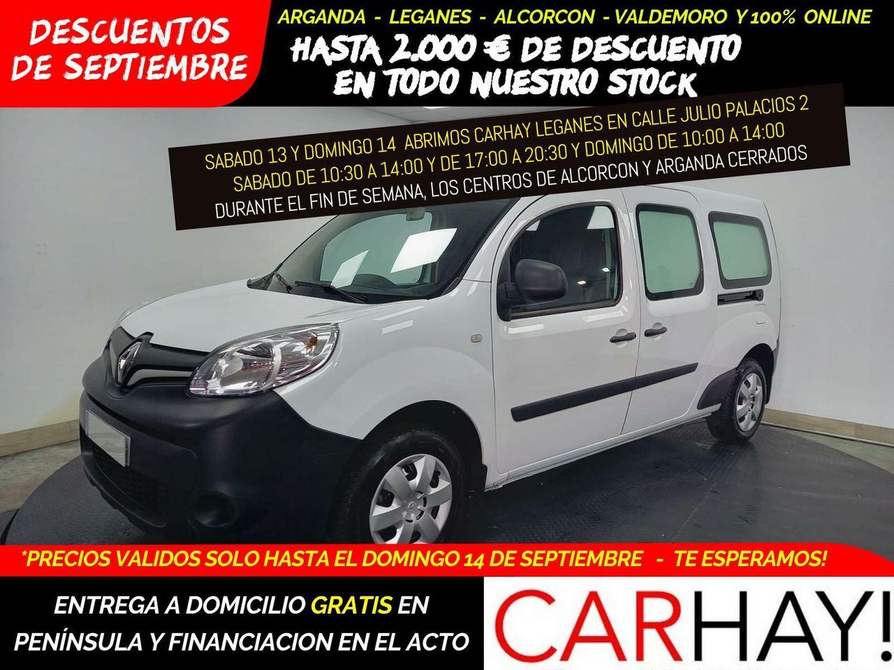 RENAULT Kangoo (EXPRESS MAXI 1.5 Blue 95CV Grand Confort) en Madrid