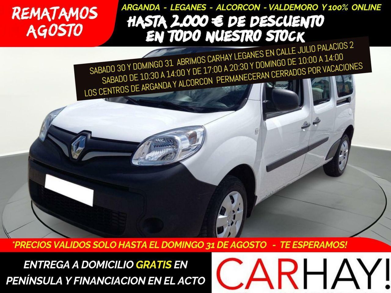 RENAULT Kangoo (EXPRESS MAXI 1.5 Blue 95CV Grand Confort) en Madrid