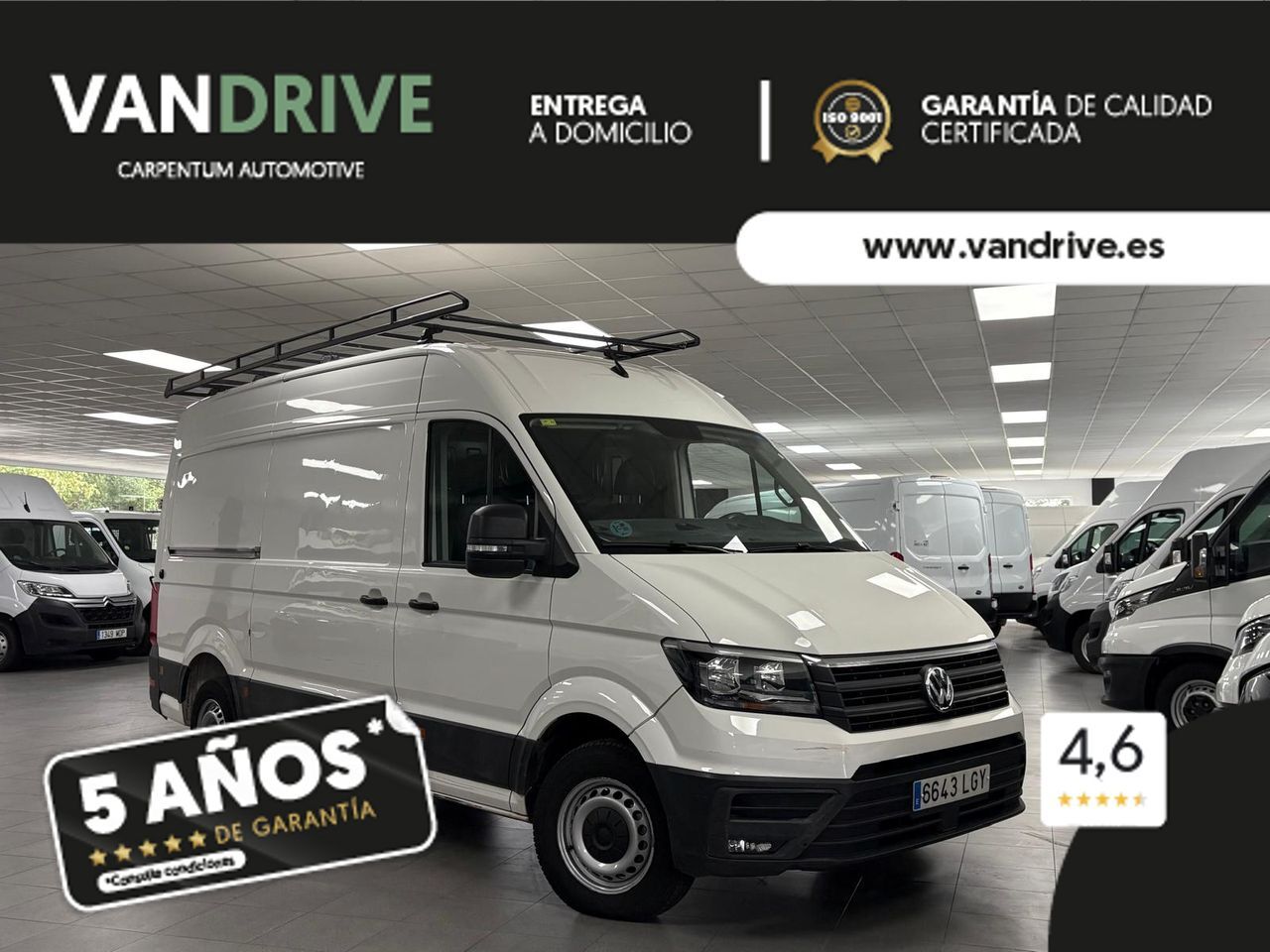 Foto del VOLKSWAGEN Crafter Furgón 2.0TDI SCR 30 BM L3H2 75kW