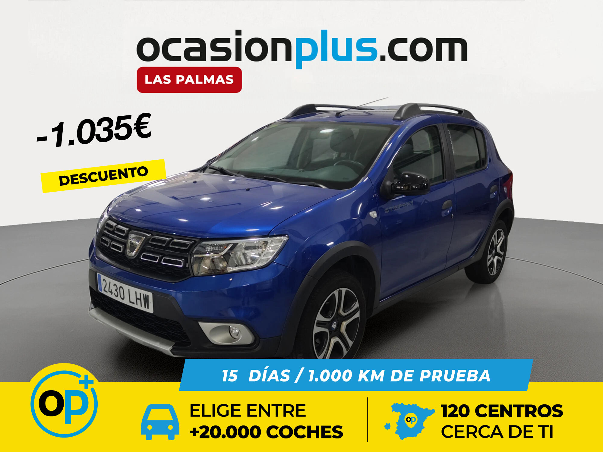 DACIA Sandero (Stepway Essential TCe 74 kW (100 CV)) en Palmas, Las