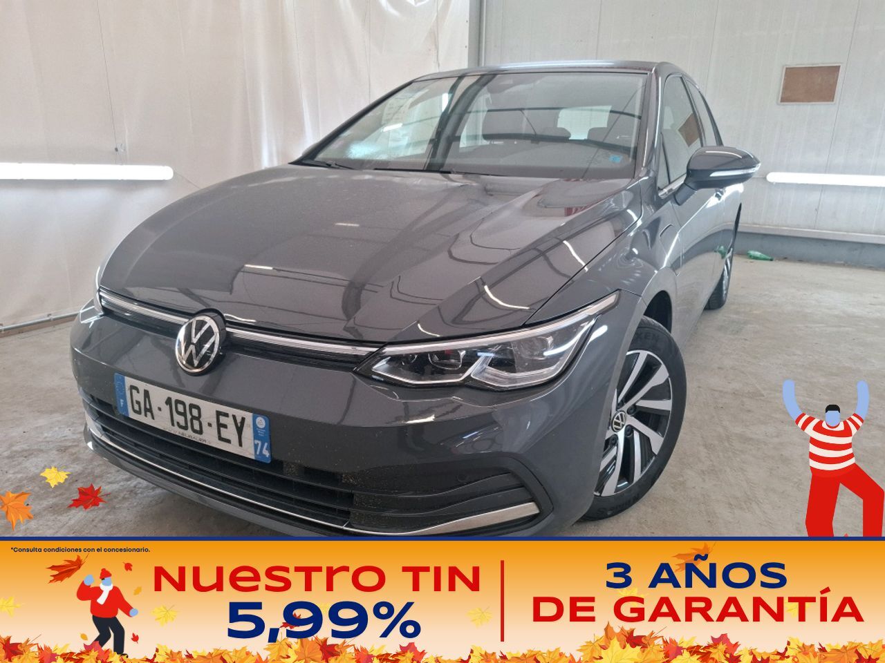 VOLKSWAGEN Golf (eHybrid 1.4 TSI 150kW (204CV) DSG) en Madrid