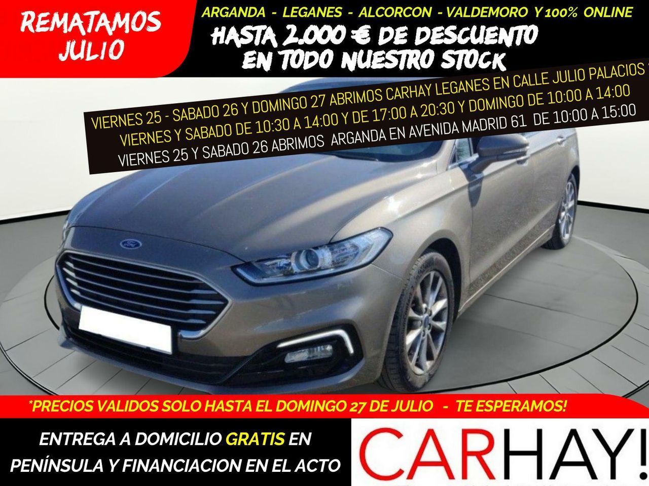 FORD Mondeo (2.0 TDCi 110kW Titanium PowShift SpBreak) en Madrid