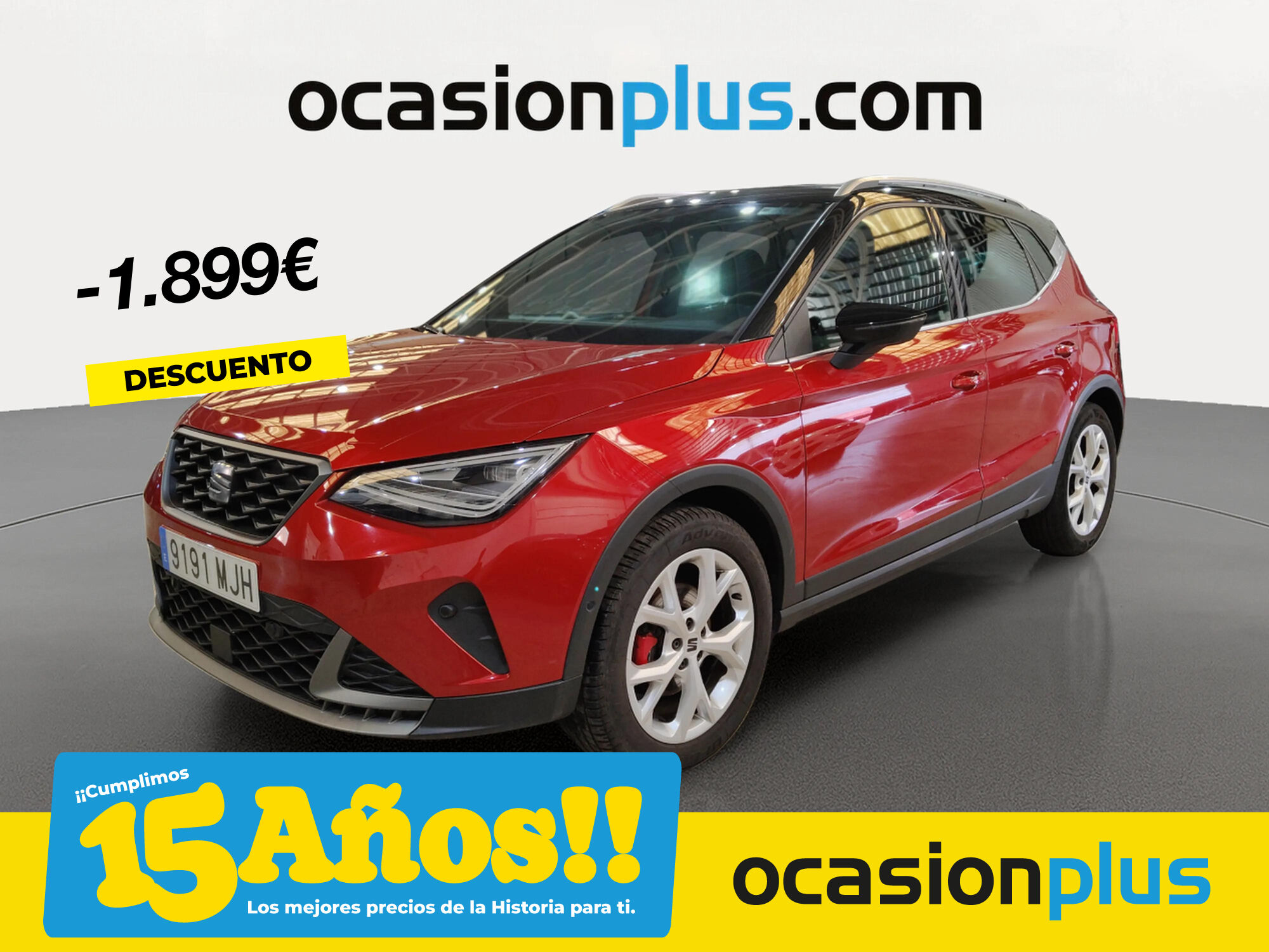 SEAT Arona (1.5 TSI S&S FR XL DSG 110 kW (150 CV)) en Madrid