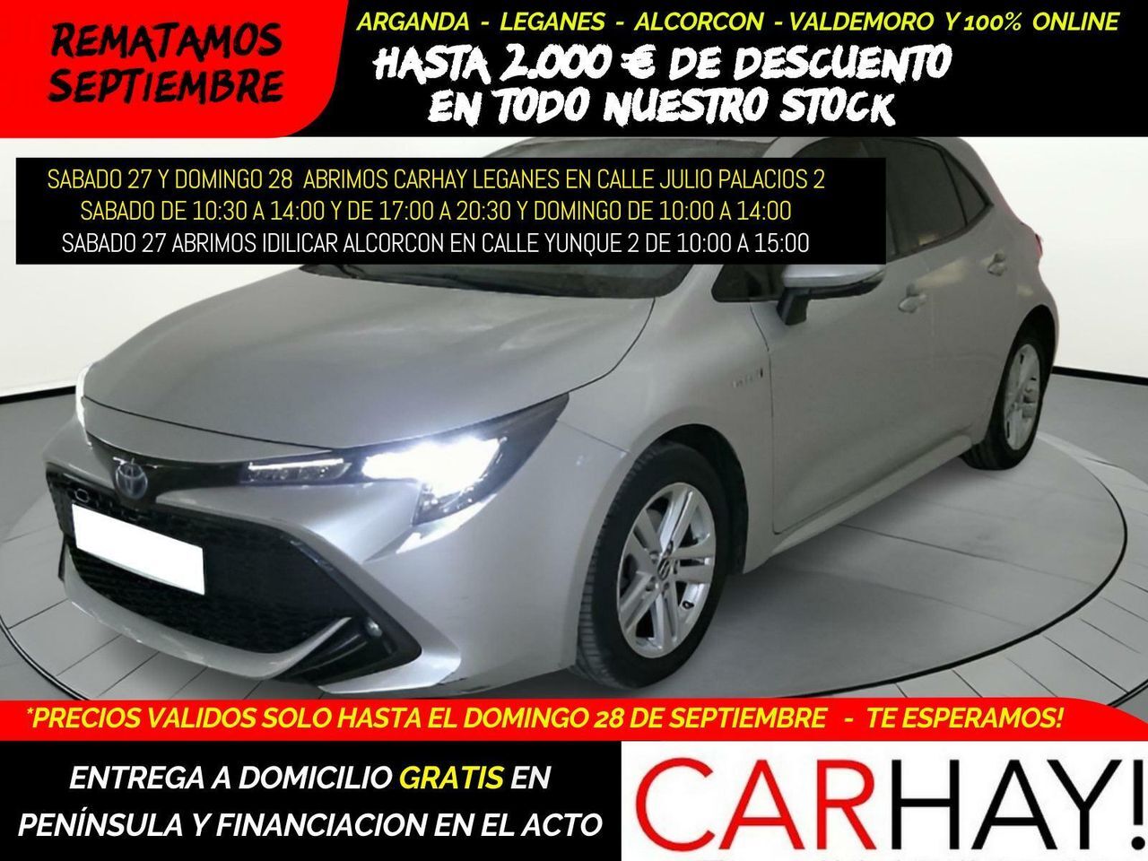 TOYOTA Corolla (COROLLA 1.8 125H BUSINESS PLUS E-CVT) en Madrid