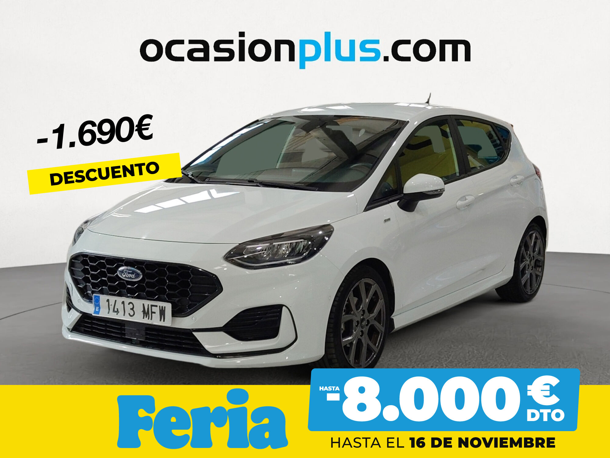 FORD Fiesta (1.0 EcoBoost MHEV ST-Line 92 kW (125 CV)) en Madrid
