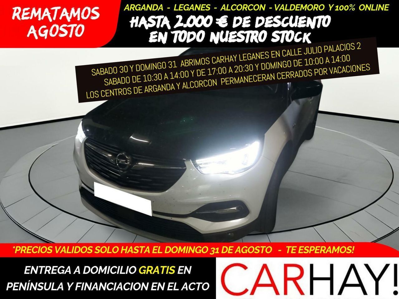 OPEL Grandland (HYB 300CV 4X4 ULT AT8) en Madrid