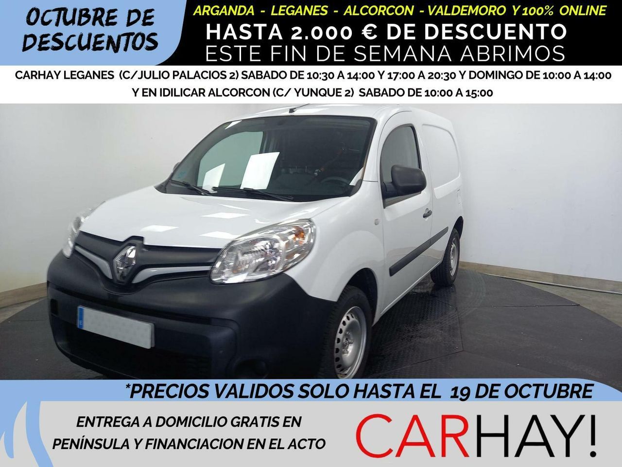 RENAULT Kangoo (II FURGÓN PROFESSIONAL 1.5 DCI 75CV MT5) en Madrid