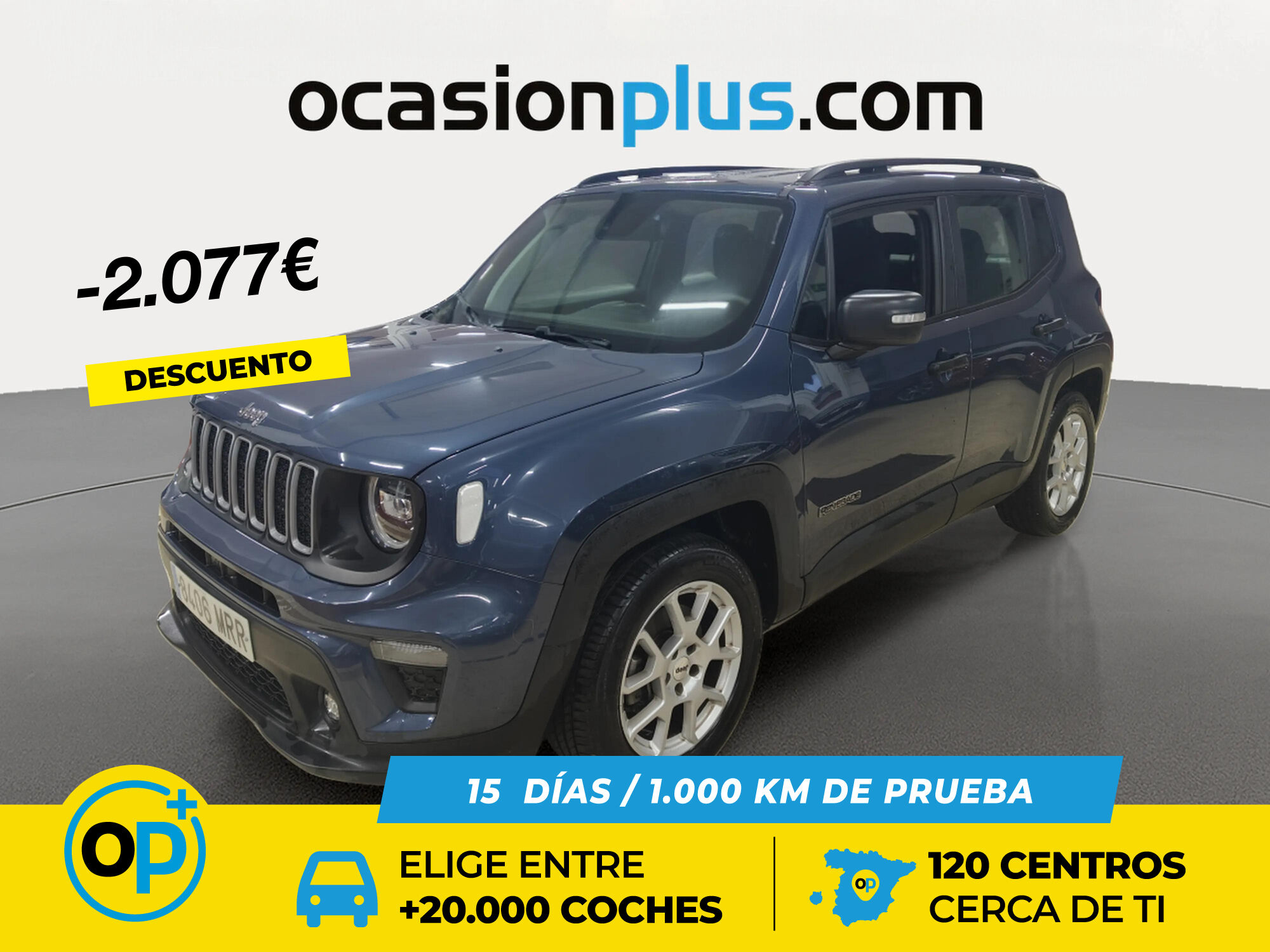 JEEP Renegade (eHybrid 1.5 Altitude DCT 96 kW (130 CV)) en Madrid