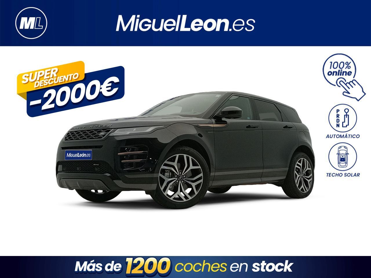 LAND ROVER Range Rover Evoque (1.5 P300e R-Dynamic HSE AUTO 4WD PHEV) en Pa
