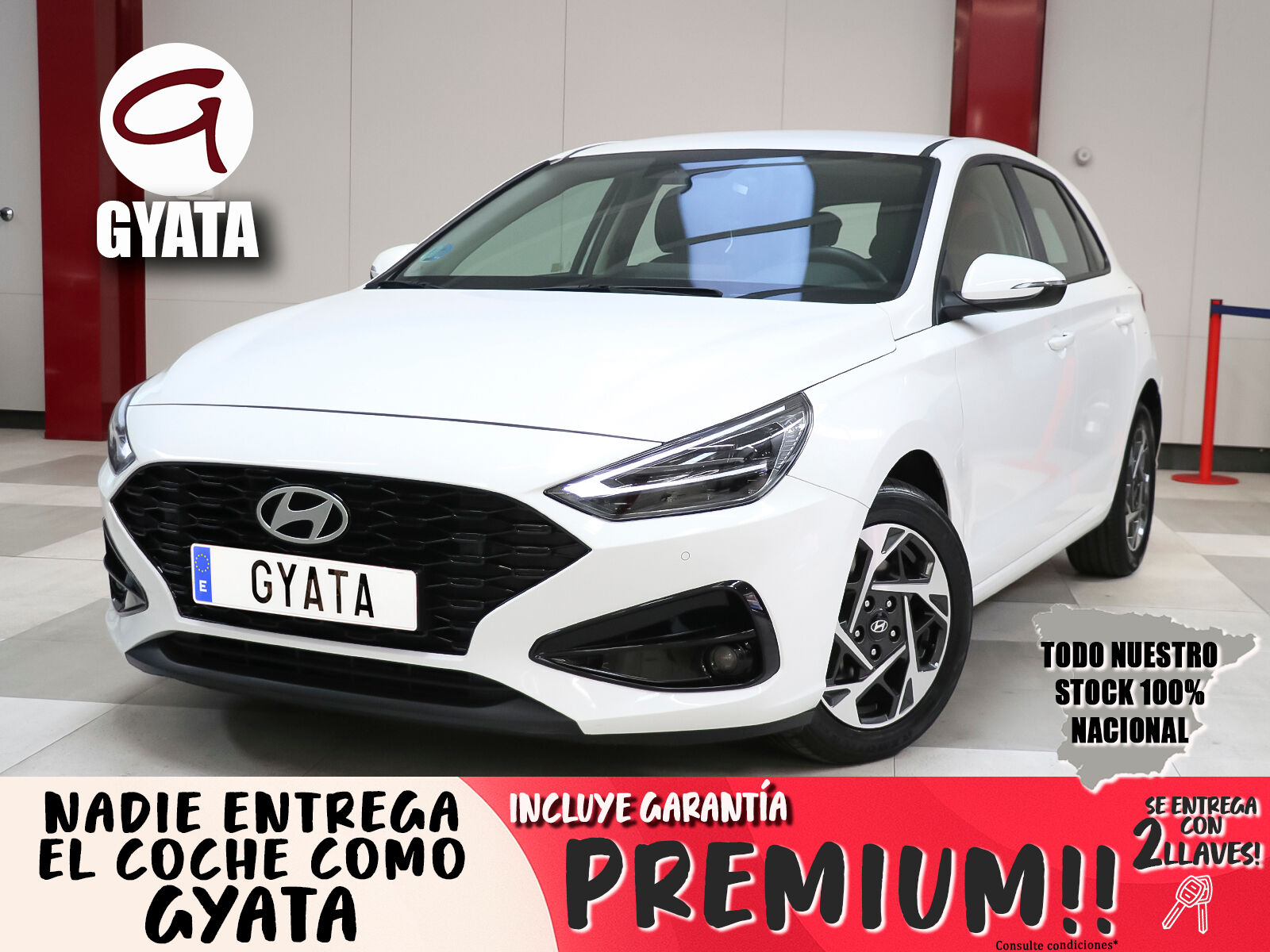 HYUNDAI i30 (1.0 TGDI 48V Klass 74 kW (100 CV)) en Madrid