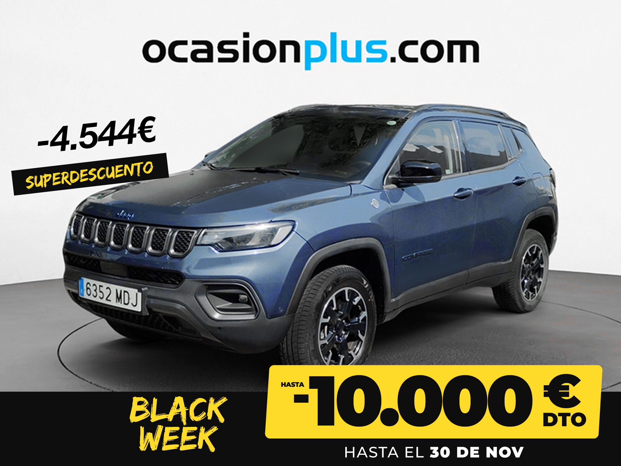 JEEP Compass (1.3 PHEV Trailhawk AWD AT 177 kW (240 CV)) en Madrid