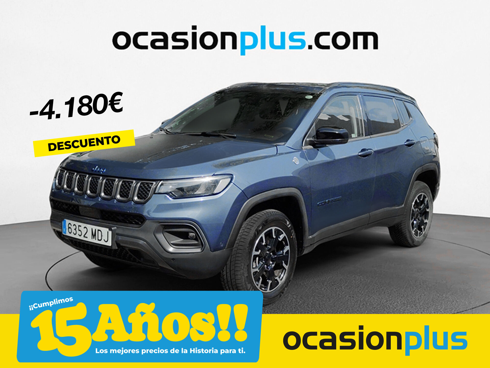 JEEP Compass (1.3 PHEV Trailhawk AWD AT 177 kW (240 CV)) en Madrid
